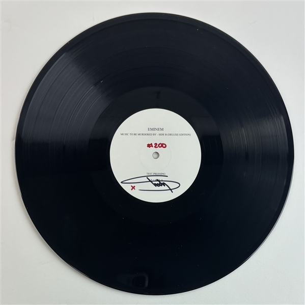 Eminem Signed Test Pressing Vinyl for "Music to be Murdered By" (Third Party Guaranteed)
