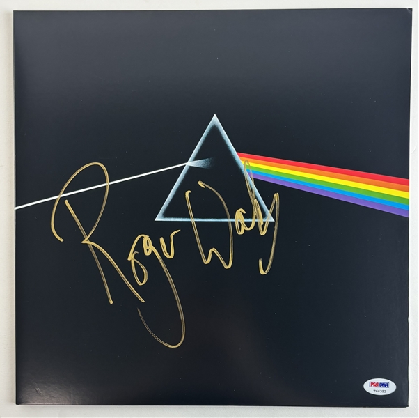 Pink Floyd: Roger Waters “Dark Side of the Moon” Album Record w/ Stickers (PSA/DNA)