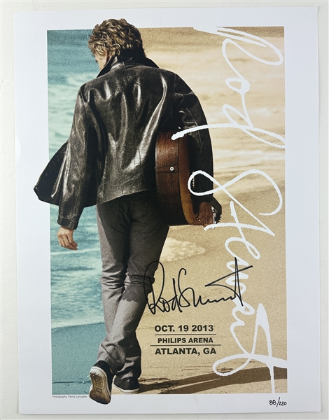 Rod Stewart Signed Ltd. Ed. 18" x 24" 2013 Tour Poster (Third Party Guaranteed)
