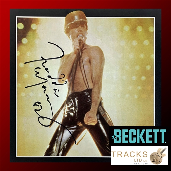 Queen: Freddie Mercury UBER RARE Signed Color Photograph (Beckett / BAS, Epperson / REAL & Tracks, Ltd., LOAs) 