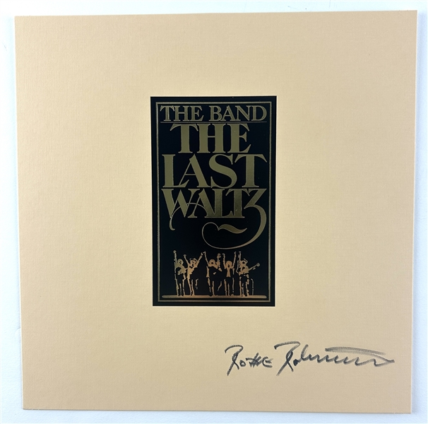 The Band: Robbie Robertson Signed "The Last Waltz" Album Flat (Third Party Guaranteed)