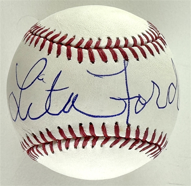 Lita Ford Signed OML Baseball (JSA COA)