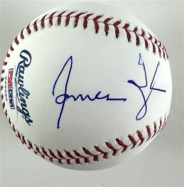 James Taylor Signed OML Baseball (PSA/DNA COA)