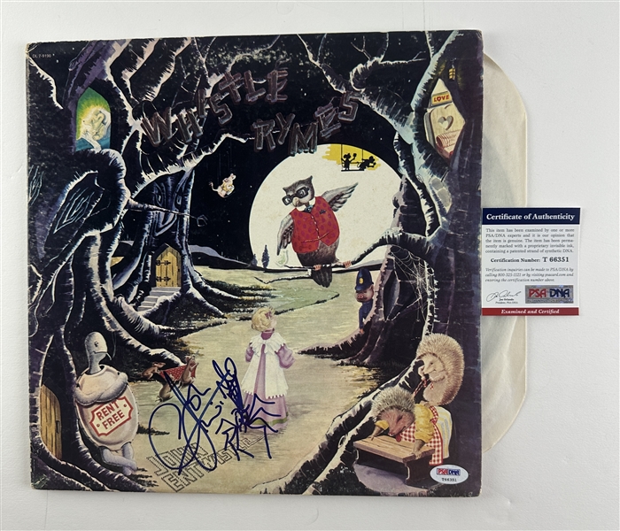 The Who: John Entwistle Signed "Whistle Rymes" Album Cover (PSA/DNA)