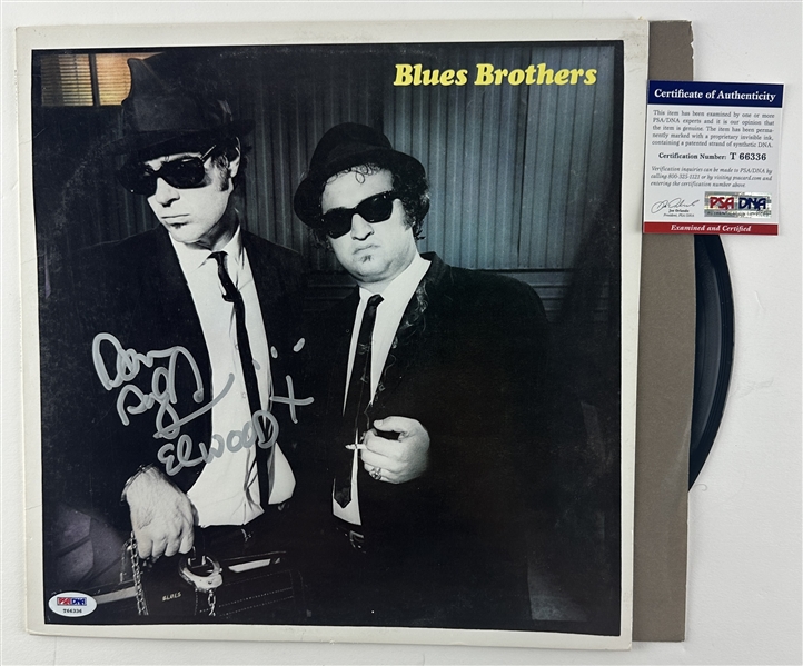 Dan Ackroyd Signed "Blues Brothers" Soundtrack Album Cover (PSA/DNA)