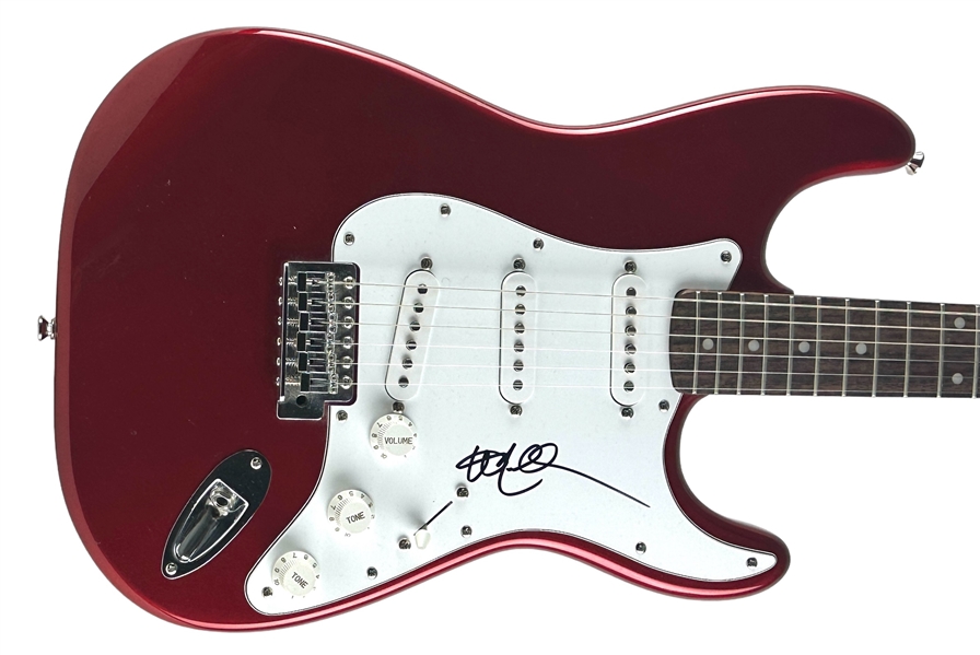 Willie Nelson Signed Fender Squier Stratocaster Guitar (JSA LOA)