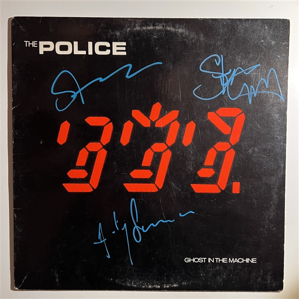 The Police In-Person Group Signed "The Ghost In The Machine" Record Album (Beckett/BAS & JSA LOAs)