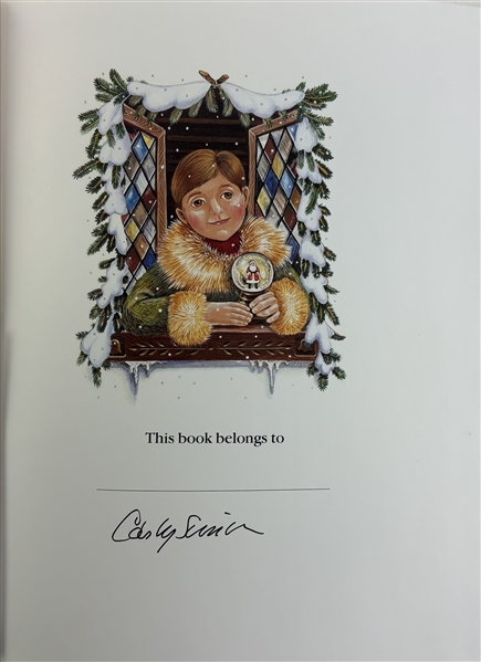Carly Simon Signed "The Boy of the Bells" Hardcover Book (JSA)