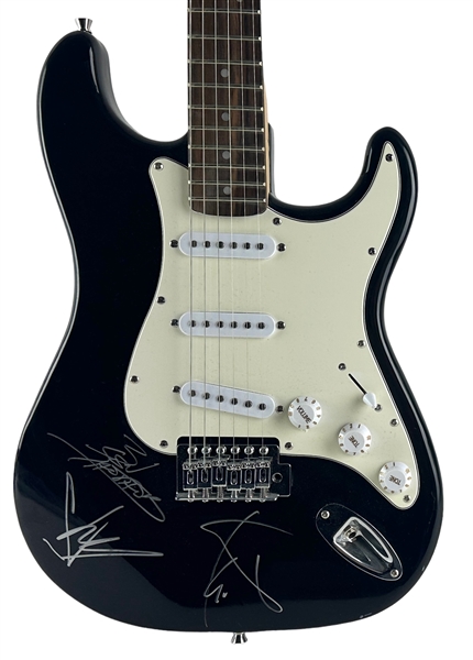 Soundgarden Group Signed Stratocaster Style Electric Guitar with Chris Cornell! (3 Sigs)(Beckett/BAS LOA)