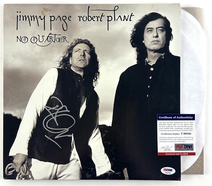 Led Zeppelin: Robert Plant Signed "No Quarter" Record Album (PSA/DNA)