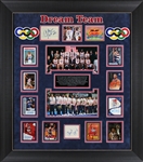 The Dream Team 1992 Team USA Basketball Team Autographs in Cutom Display with Jordan, Daly, Barkley, etc. (13 Sigs)(Beckett/BAS LOA)