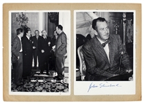 Nobel Prize Winner John Steinbeck Signed 5" x 7" Photograph (Beckett/BAS LOA)