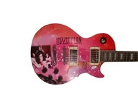 Led Zeppelin: Jimmy Page Signed 12-String Graphics Guitar (ACOA)