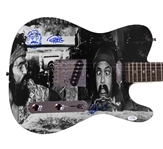 Cheech & Chong Signed Custom Graphics Guitar with Sketch (ACOA Authentication)