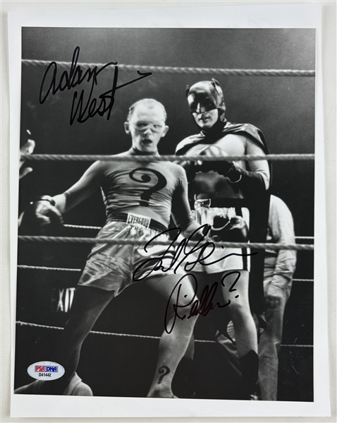Batman: Adam West & Frank Gorshin Vintage Signed 8" x 10" Photograph (PSA/DNA LOA)