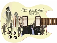 Fleetwood Mac Stevie Nicks Signed Custom Graphic Guitar (JSA)