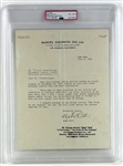 Babe Ruth Signed 1942 Personal Letter w/ NM-MT 8 Auto! (PSA/DNA Encapsulated)