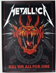 Metallica Unsigned Lot of Two Limited Edition 2022 Jonny Z Tribute Posters