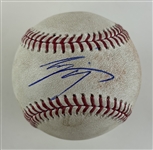 Shohei Ohtani 2021 Game Used & Signed OML Baseball :: Used 8/26/21 :: Ohtani HR Game & MVP Year (PSA/DNA & MLB Authentication)