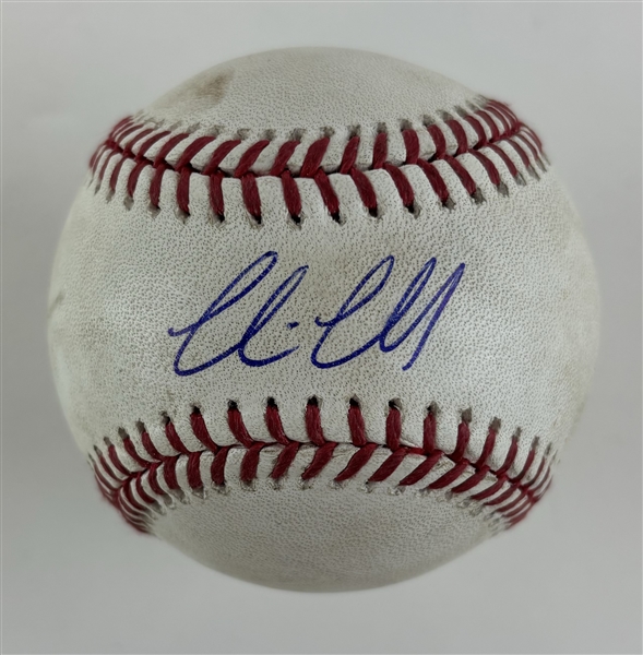 Corbin Carroll Game Used & Signed OML Baseball :: Used 8-28-2023 ARI vs. LAD :: Rookie Year!  (PSA/DNA & MLB Hologram)