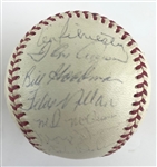 1969 Atlanta Braves Team Signed Baseball (23/Sigs) (Beckett/BAS)