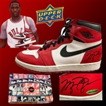 Michael Jordan Signed 1994 Nike Air Jordan 10th Anniversary Re-Issue Sneakers with Original Box (UDA)