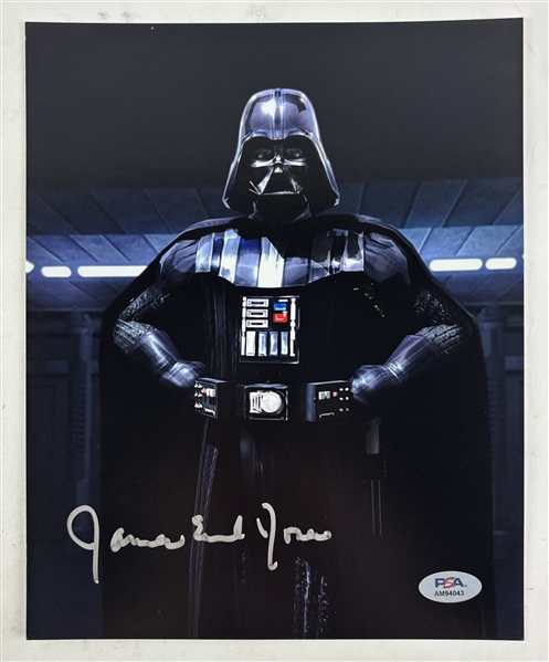 Star Wars: James Earl Jones Signed 8" x 10" Color Photo of Darth Vader (PSA/DNA COA)