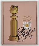 Lisa Marie Presley Signed 2023 Golden Globes Program - Possibly Her Final Autograph! (Beckett/BAS)