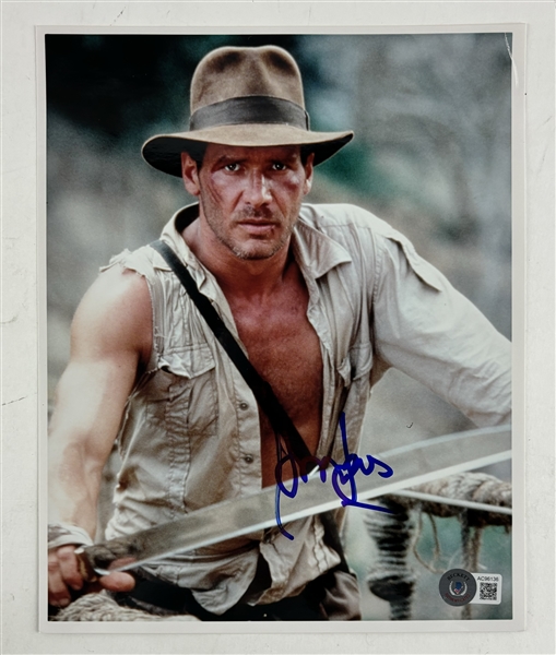 Harrison Ford Signed 8" x 10" Color Photo as "Indiana Jones" (Beckett/BAS LOA)