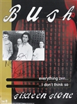 Bush: Original Members Signed Vintage 20" x 30" Sixteen Stone Poster (ACOA)