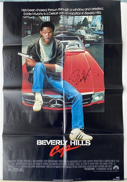 Eddie Murphy Signed Full Size "Beverly Hills Cop" Original Poster (Third Party Guaranteed)(Ulrich Collection)