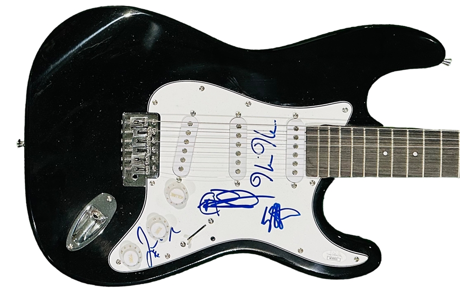 Barenaked Ladies Group Signed Strat Style Electric Guitar (4 Sigs)(JSA)