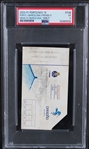 2003 FC Barcelona Ticket Stub From Lionel Messi FC Barcelona Debut Game (Friendly) On 11/16/2003 - PSA EX 5 - (Encapsulated)