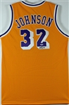 Magic Johnson Signed Yellow Lakers Jersey (PSA/DNA)
