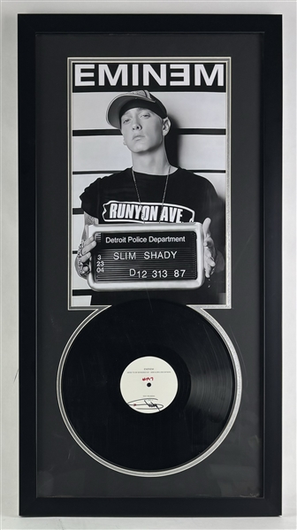 Eminem Signed Test Pressing Vinyl for "Music to be Murdered By" in Framed Display (Beckett/BAS LOA)