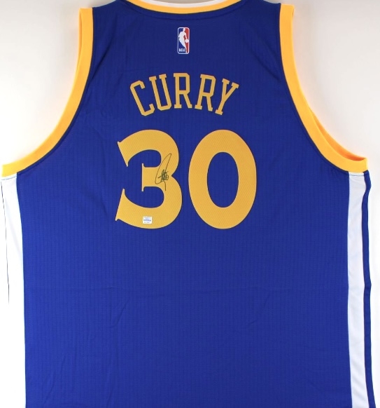 Steph Curry Signed Golden State Warriors #30 Jersey (Stephen Curry Authenticateion)