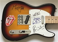 The Rolling Stones Impressive & Rare Group Signed Telecaster Style Electric Guitar (5 Sigs)(PSA/DNA LOA)