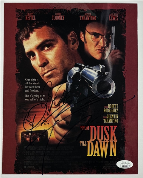 George Clooney & Quentin Tarantino Signed 8" x 10" "From Dawn Till Dusk" Photo (JSA)