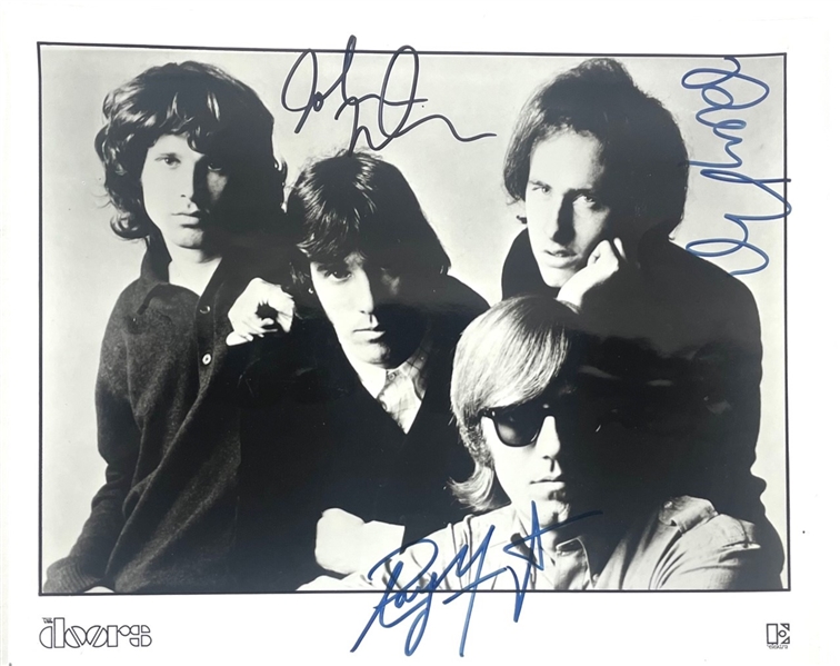 The Doors Group Signed Promo Photograph (Beckett/BAS)