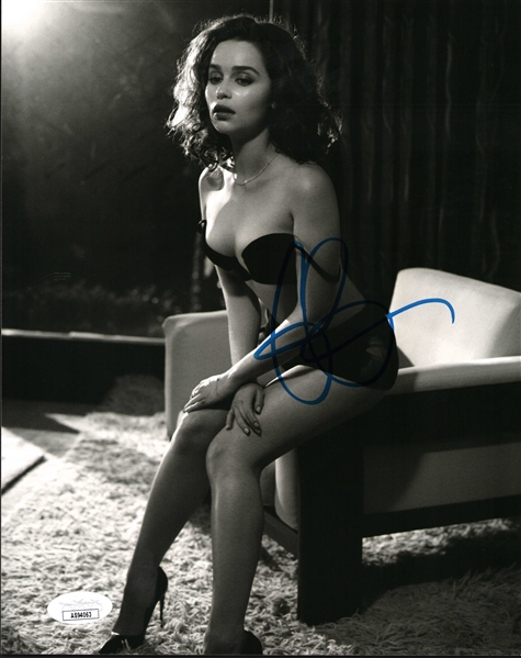 Emilia Clarke Signed 8" x 10" Photo (JSA)