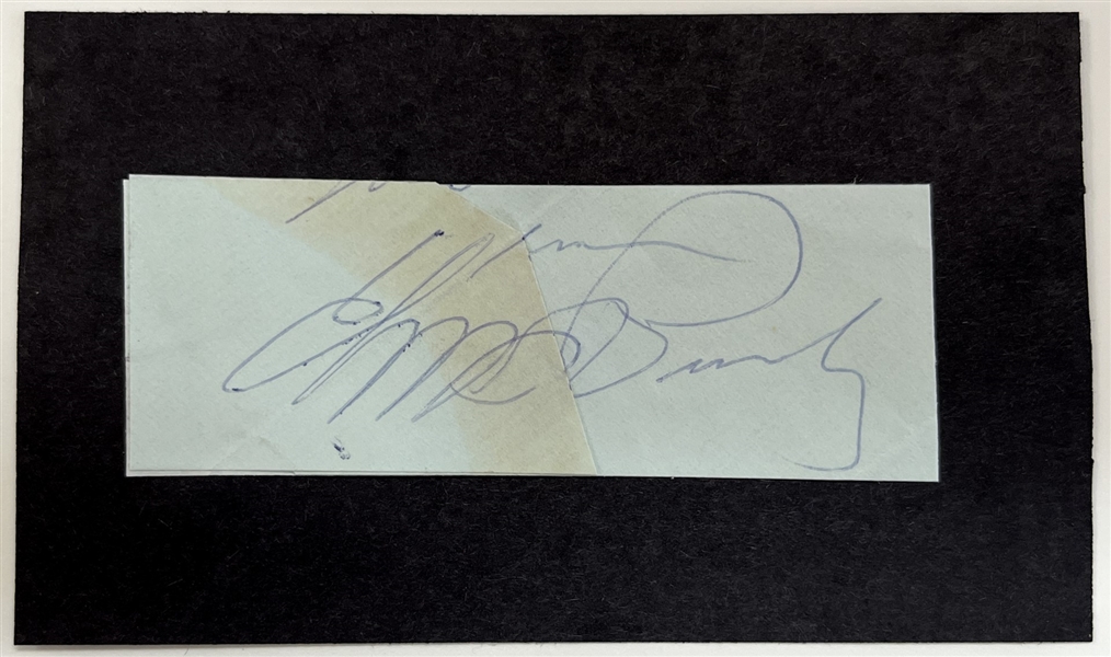 Elvis Presley Signed 3" x 5" Envelope Segment (Epperson/REAL LOA)