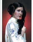 Star Wars: Carrie Fisher Signed 11" x 14" Princess Leia Photo (Beckett/BAS LOA)