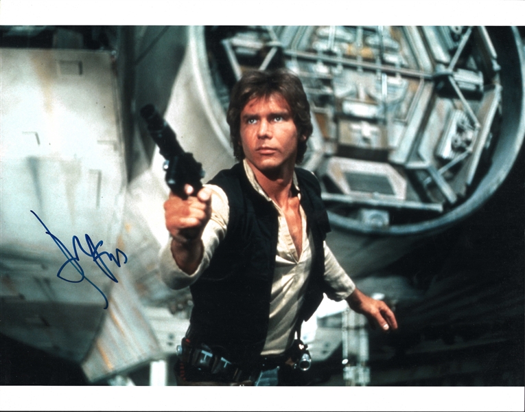 Star Wars: Harrison Ford Signed 11" x 14" Photo as Han Solo from "A New Hope" (Beckett/BAS LOA)
