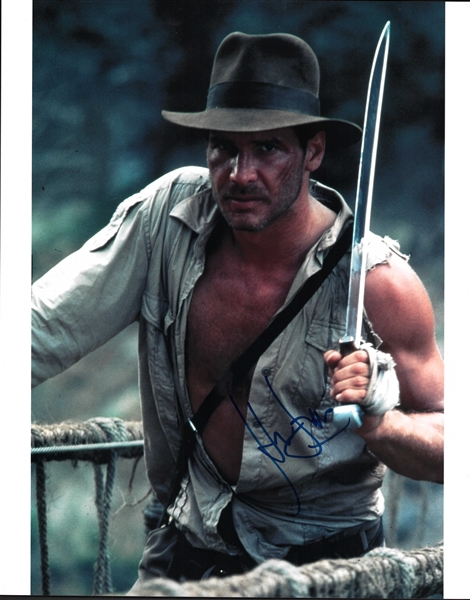 Harrison Ford Signed 11" x 14" Indiana Jones Photo (Beckett/BAS LOA)