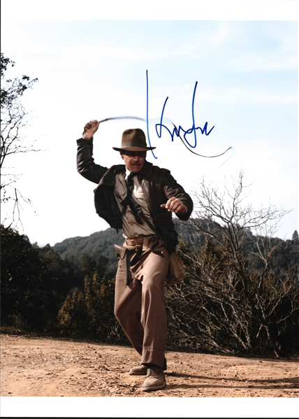 Harrison Ford Signed 11" x 14" Indiana Jones Photo (Beckett/BAS LOA)