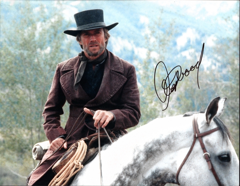 Clint Eastwood Signed 11" x 14" "Pale Rider" Photo (PSA/DNA)