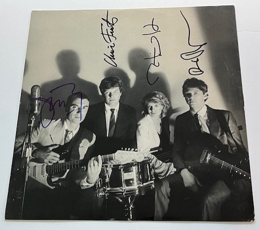 Talking Heads: Group Signed "True Stories" Album Insert (4 Sigs)(Third Party Guaranteed)