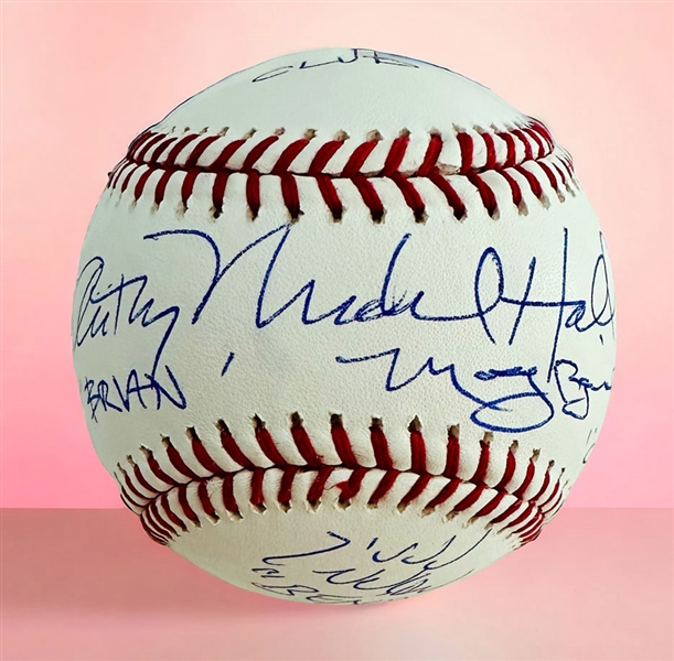 The Breakfast Club Cast Signed ML Baseball! Signing Photos Included! (Third Party Guaranteed)