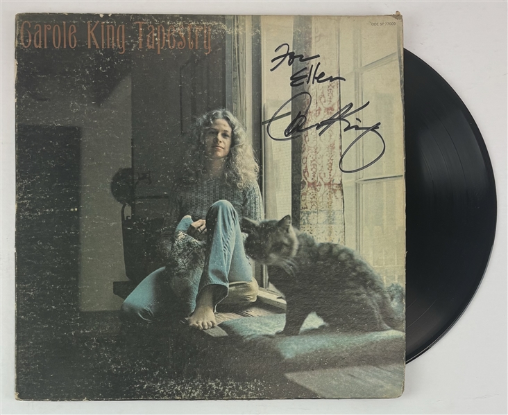 Carole King Signed "Tapestry" Album Cover w/ Vinyl (Third Party Guaranteed)