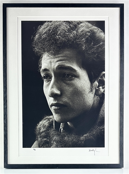 Bob Dylan Signed 18" x 27" Limited Edition Jim Marshall Photograph, Greenwich Village 1963 (Genesis Publications)(Epperson/REAL LOA)
